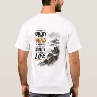 T-Shirt Graphique Inspirant sur la Qualité de Votr