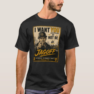 T-shirt graphique "Je veux que tu ne sois pas un J