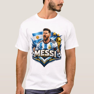 T-Shirt Graphique Légende du Football Messi 10 –
