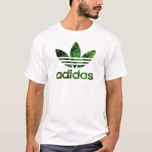 T-Shirt Graphique Logo Feuille Verte Inspiré de