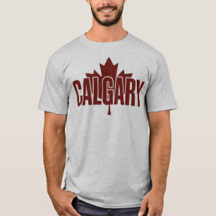 T-shirt graphique Maple Leaf de Calgary – AB