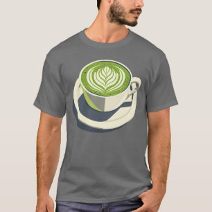 T-shirt graphique Matcha Latte Art – Amateur de ca
