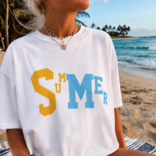 T-shirt graphique Men Summer Vibes Tshirt minimali