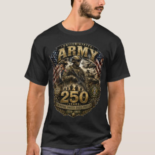 T-shirt Graphique militaire patriotique de l'armée américa