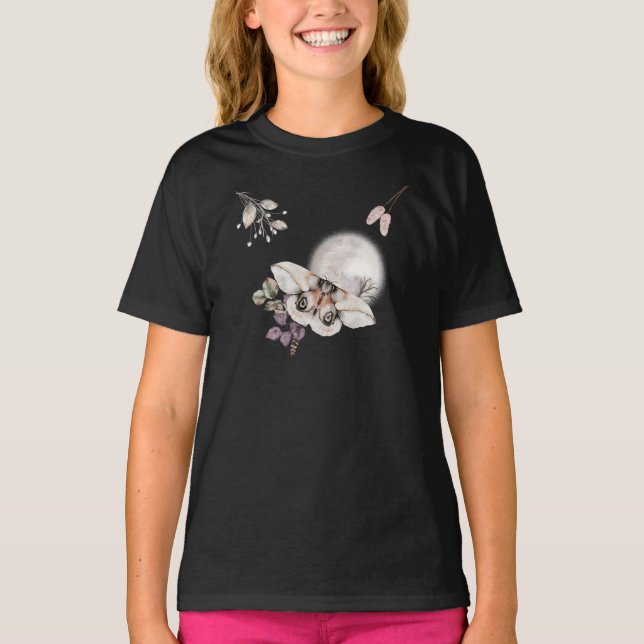 T-shirt Graphique Moonlit Moth (Devant)