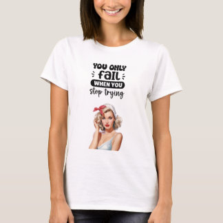 T-shirt graphique motivant Chemise inspirante
