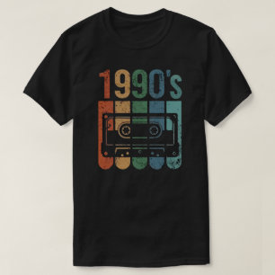 T-shirt Graphique Musique Cassette Audio Rétro Ann