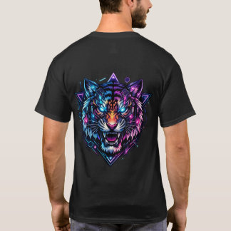 T-Shirt Graphique NeonClaw Cyber Tiger 