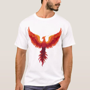 T-shirt graphique « Oiseau mythique » « Phénix mon