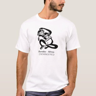 T-shirt Graphique original - BONOBO - Animaux en voie de d