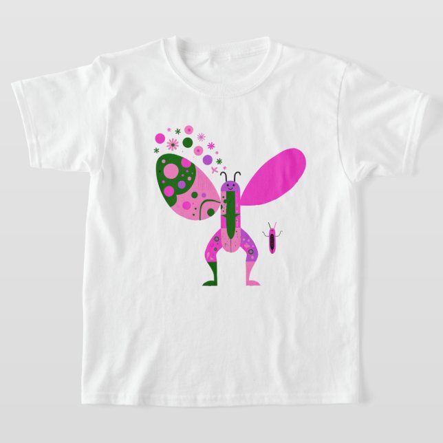 T-Shirt Graphique Papillon Coloré (Poser)