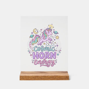 T-shirt graphique pastel mignon énergie corne cosm