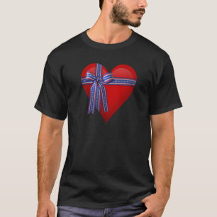 T-shirt Graphique Patriotic Heart
