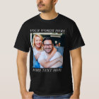 T-shirt graphique personnalisé avec photo et texte