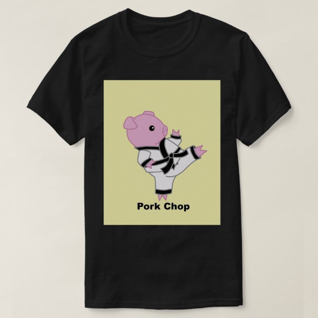 T-shirt Graphique Pork Chop Version 2 (Design devant)