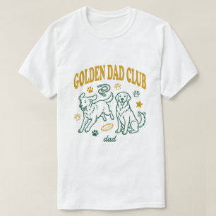 T-shirt graphique pour le club des papas Golden Re