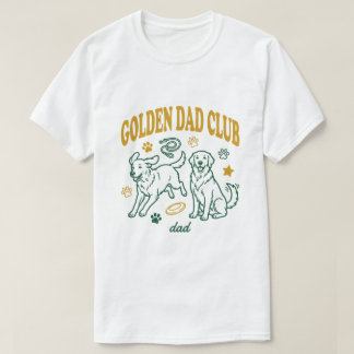 T-shirt graphique pour le club des papas Golden Re