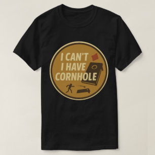 T-shirt Graphique pour les amateurs de jeu de cornhole drô