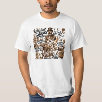 T-Shirt Graphique Punk Cirque Surréaliste des Anné