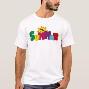T-Shirt Graphique Rétro Camp d'Été