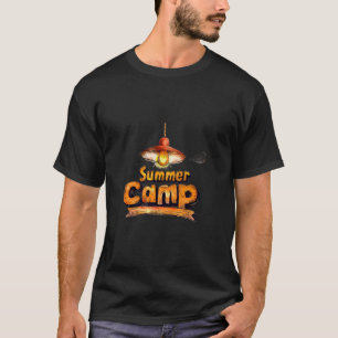 T-Shirt Graphique Rétro Camp d'Été