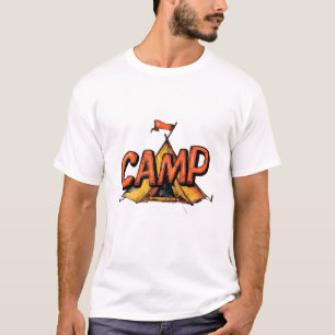 T-shirt graphique rétro de camp d'été !
