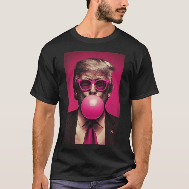 T-shirt Graphique rose Bubblegum (Devant)
