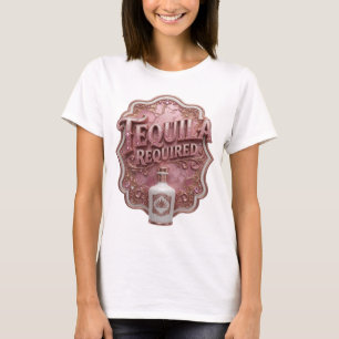 T-shirt graphique rose tendance TEQUILA OBLIGATOIR