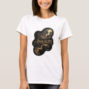 T-shirt graphique Stylish Gold SANS EXCUSES