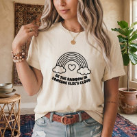 T-shirt graphique SVG arc-en-ciel pour la décorati