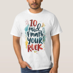 T-shirt graphique tendance avec typographie artist