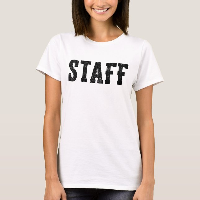 T-shirt Graphique uniforme de l'employé du collaborateur d (Devant)