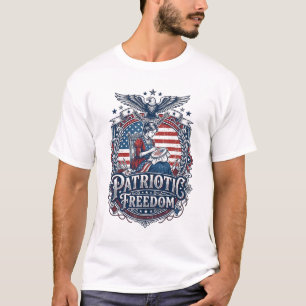 T-shirt graphique vectoriel de broderie croisée pa