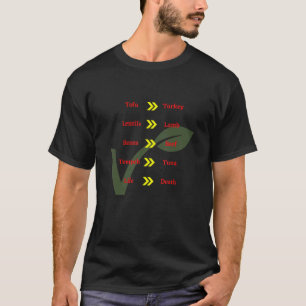 T-shirt Graphique végane substitut régime à base de plante