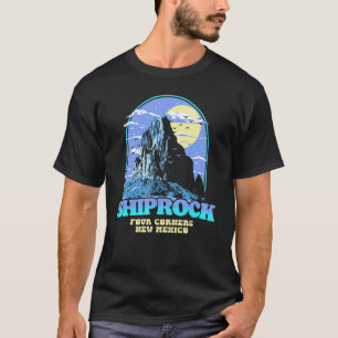 T-shirt Graphique vintage de Shiprock Nouveau-Mexique Qua