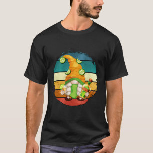 T-shirt Graphique Vintage Funny Tequila Et Lime Gnome Pour