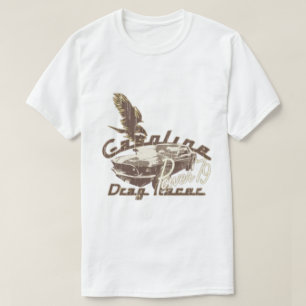 T-Shirt Graphique Voiture de Collection à Moteur à