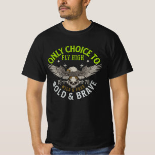 T-shirt graphique volante en gras et brave aux ois