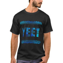 T-shirt graphique "YEET" d'inspiration tribale