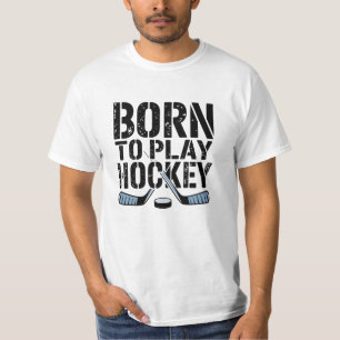 T-shirt Graphiques audacieux et amusants de hockey sur gla