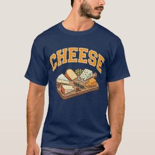 T-shirt Graphiques culinaires de style collégial universit