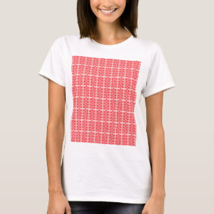 T-shirt Graphiques floraux rouges et roses avec géraniums 