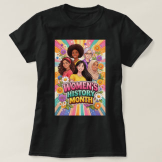 T-shirt Graphiques ZOYNK Mois de l'histoire des femmes 004