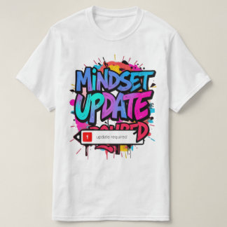 T-shirt Graphisme Créatif Vibrant - Mise à jour de Mentali
