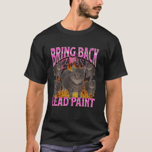 T-shirt Graphisme de contrefaçon de mème de chat drôle de