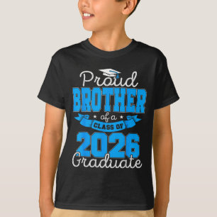 T-shirt Graphisme de diplômé fier frère de la promotion 20