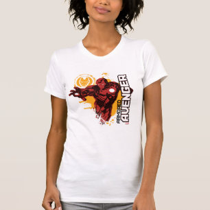 T-shirt Graphisme de Iron Man Armored Avenger