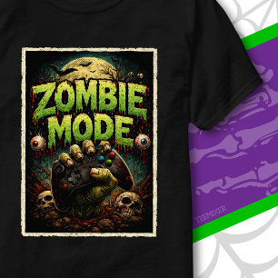 T-shirt Graphisme de joueur Halloween Mode Zombie Horreur