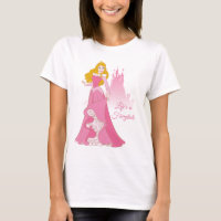 Graphisme de la princesse Aurora et du château