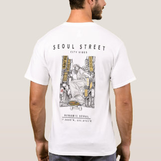 T-shirt Graphisme de la rue coréenne 